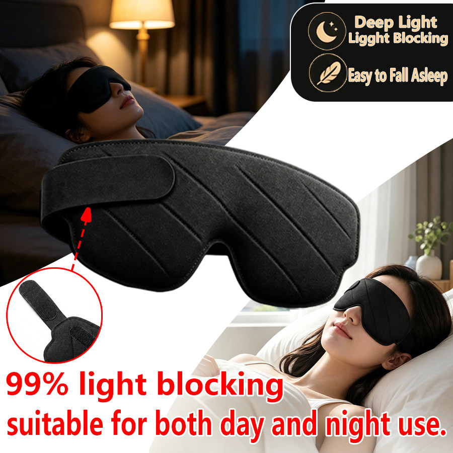 Sleep Eye Mask 3D - 3/1 piezas de máscara de ojos