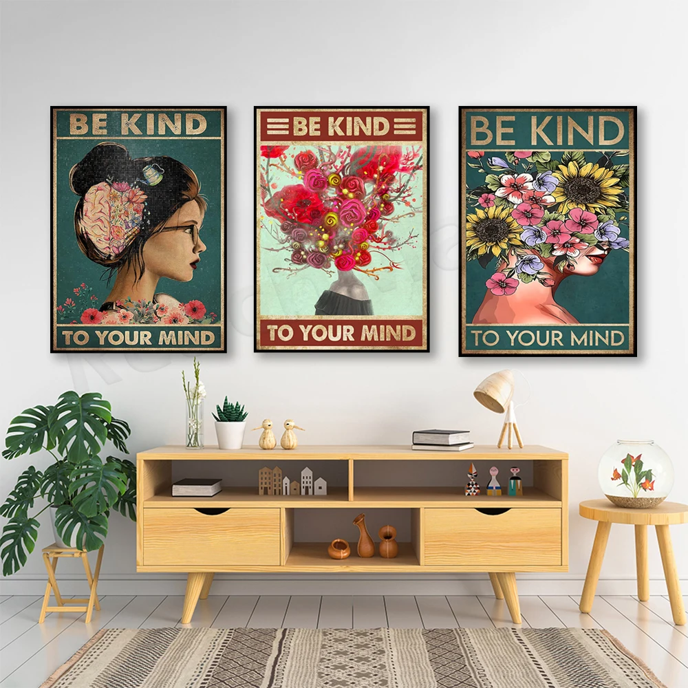 Tratar tu mente bien: carteles - Mental Health Wellness Quotes reseña y precio