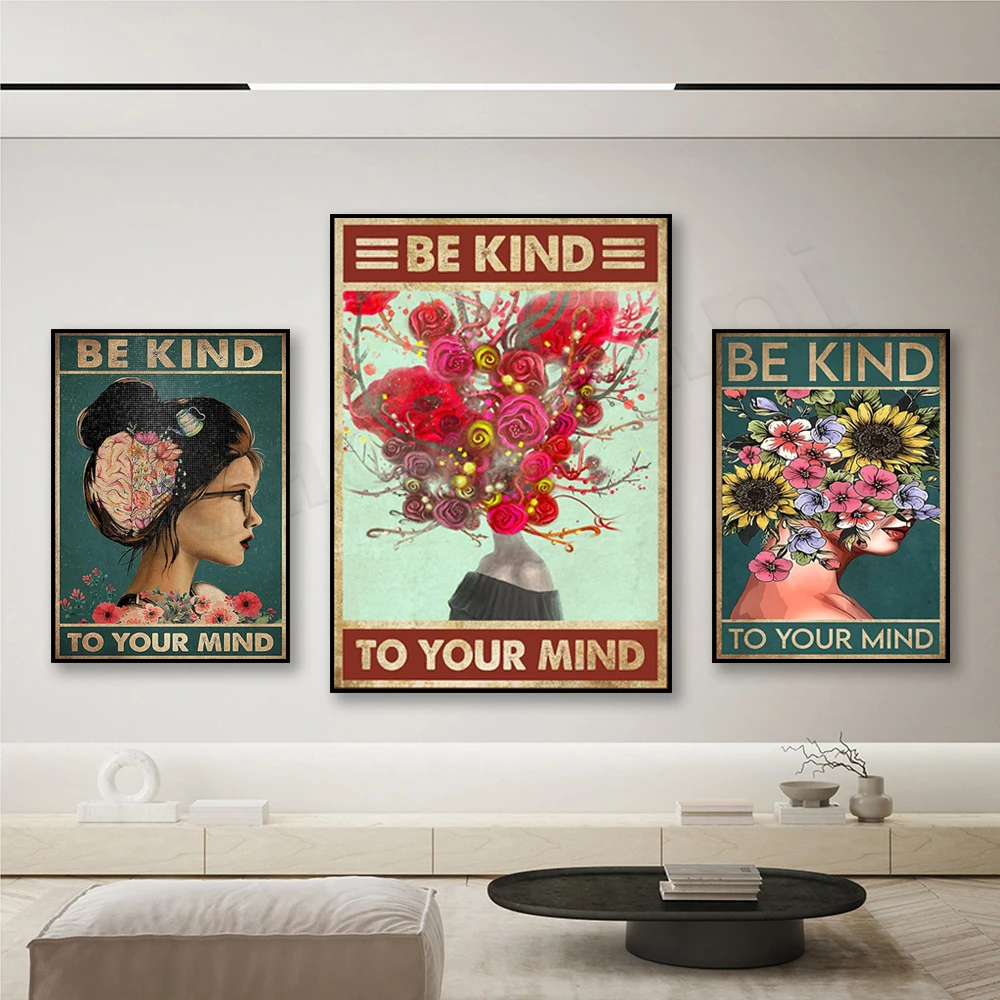 Tratar tu mente bien: carteles - Mental Health Wellness Quotes reseña y precio