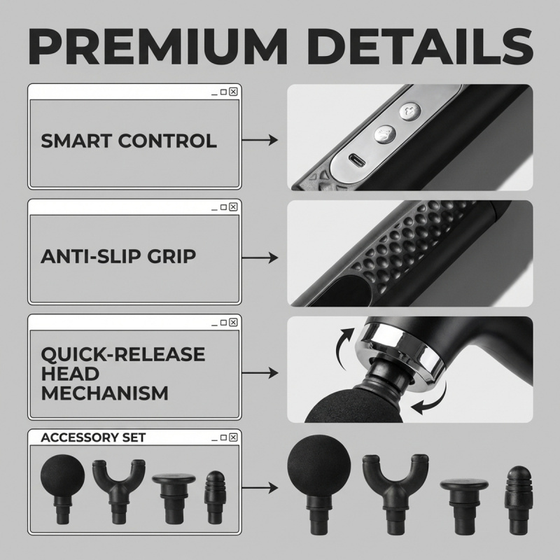 Pistola de Masaje Muscular Elé - Health Wellness Massage reseña y precio