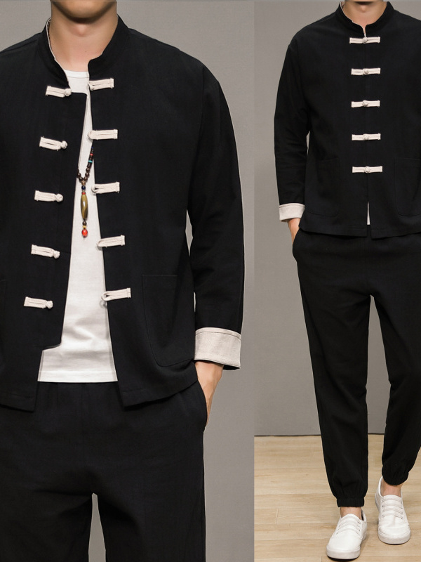 Traje Tang de lino y algodón d - Health & Wellness Festival reseña y precio