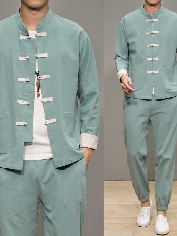 Traje Tang de lino y algodón d - Health & Wellness Festival reseña y precio