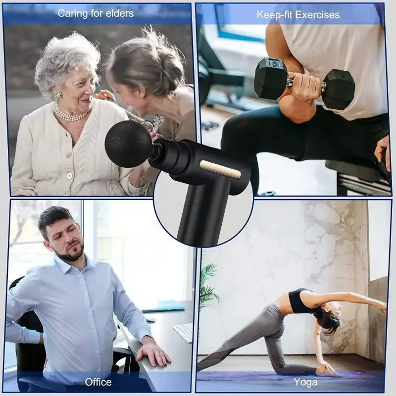 Pistola de fascia portátil 202 - Health Wellness Massage reseña y precio