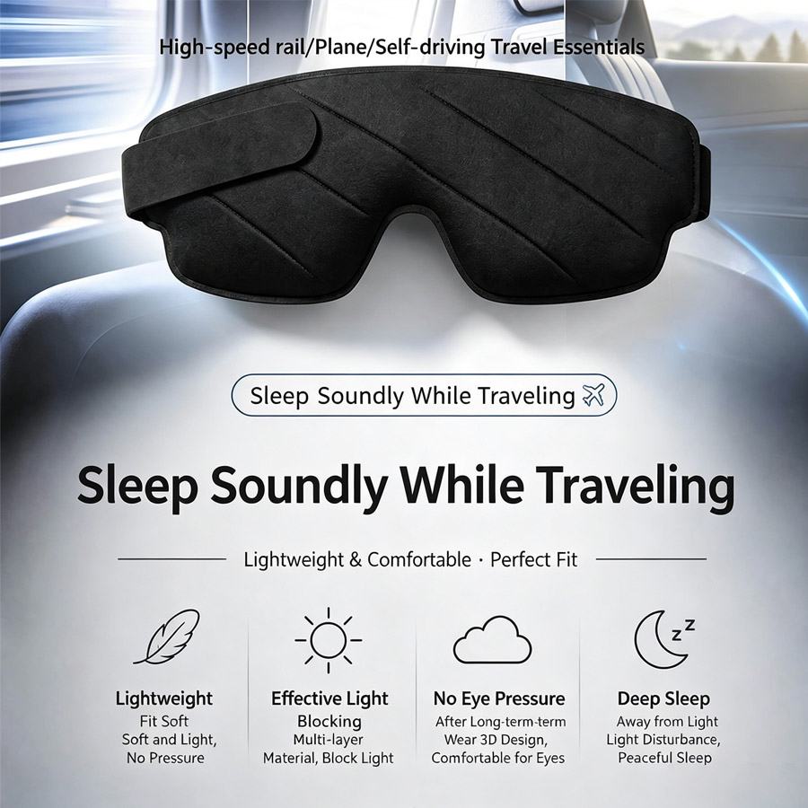 3/1 piezas de máscara de ojos  - Sleep Eye Mask 3D reseña y precio
