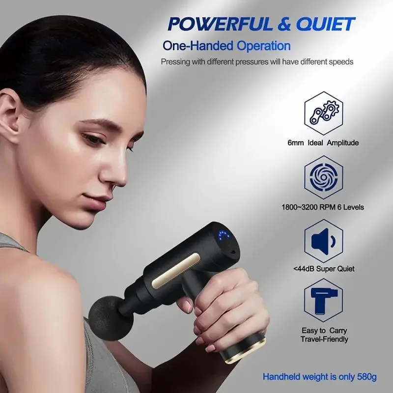 Pistola de masaje fascial port - Health Wellness Massage reseña y precio