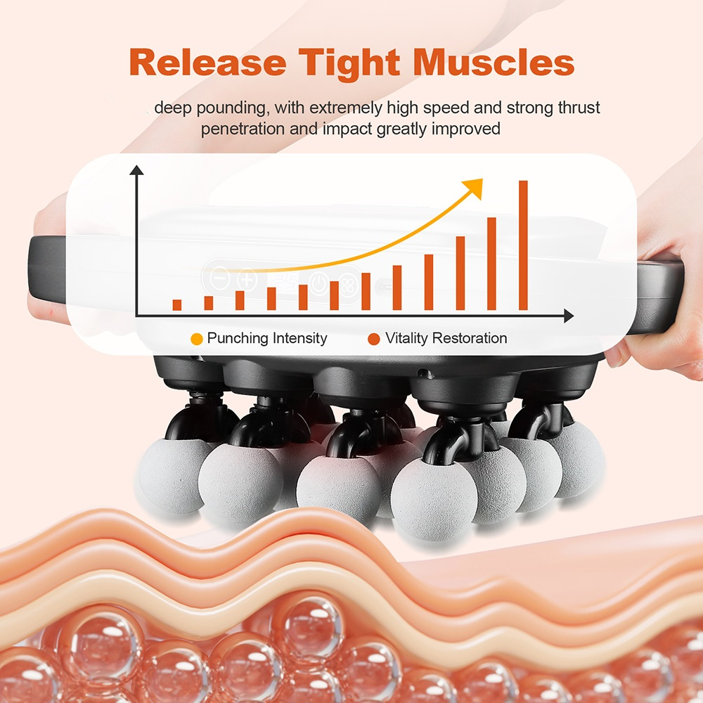 Pistola de Fascia de 16 cabeza - Health Wellness Massage reseña y precio
