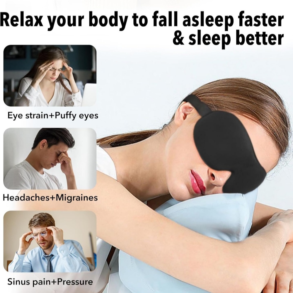Antifaz 3D para Dormir, Máscar - Sleep Eye Mask 3D reseña y precio