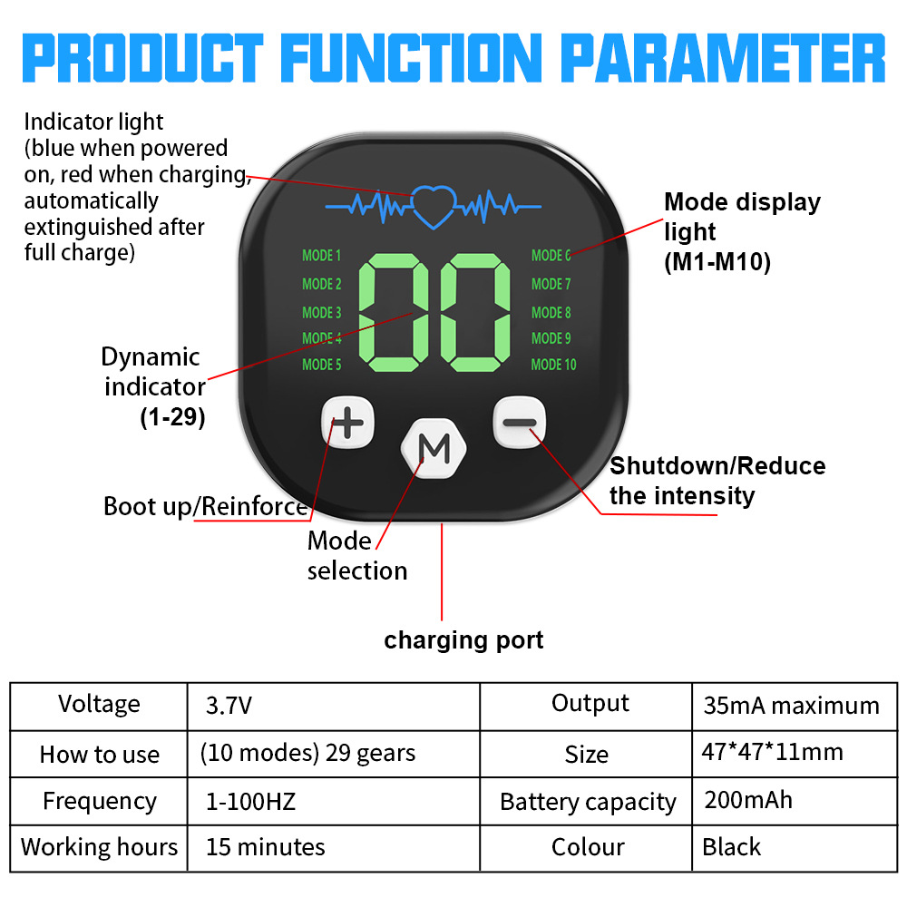 Estimulador Muscular EMS, Entr - Ems Foot Massager reseña y precio