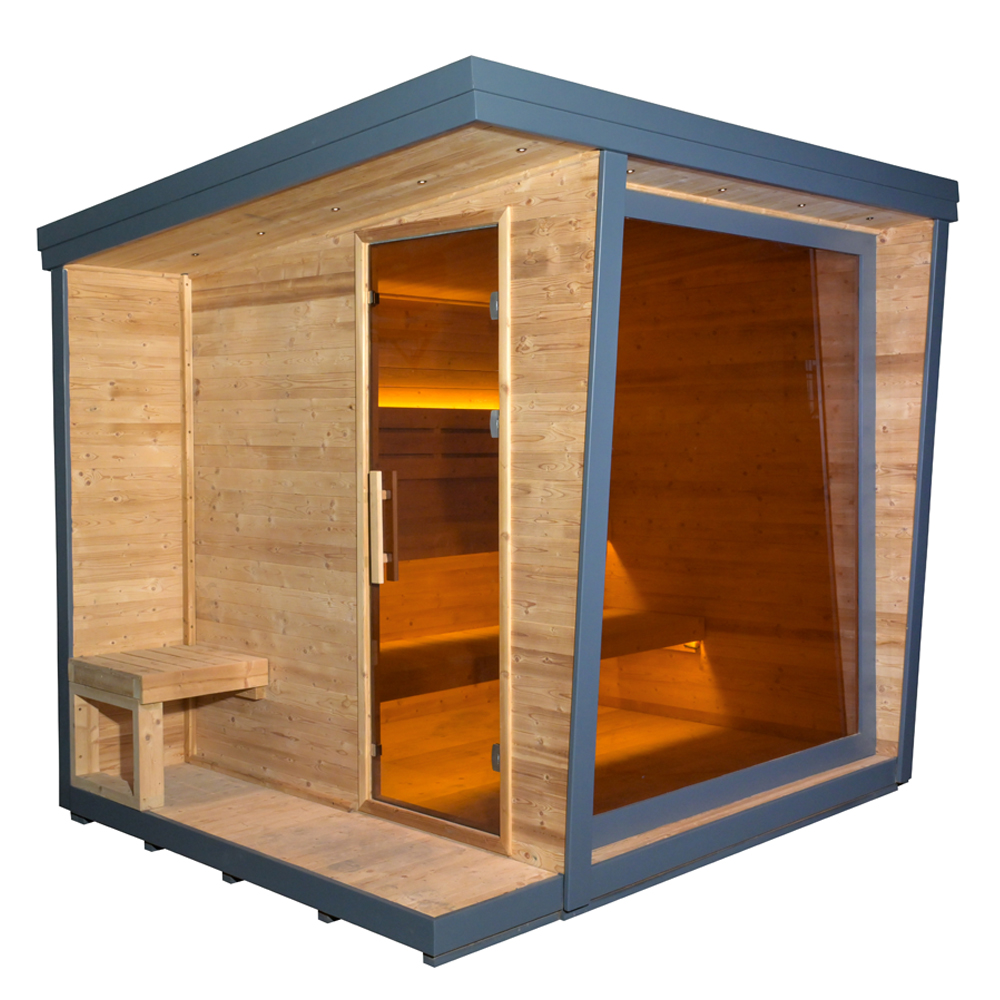 Sauna Seca Moderna para Exteri - Health Wellness Spa reseña y precio