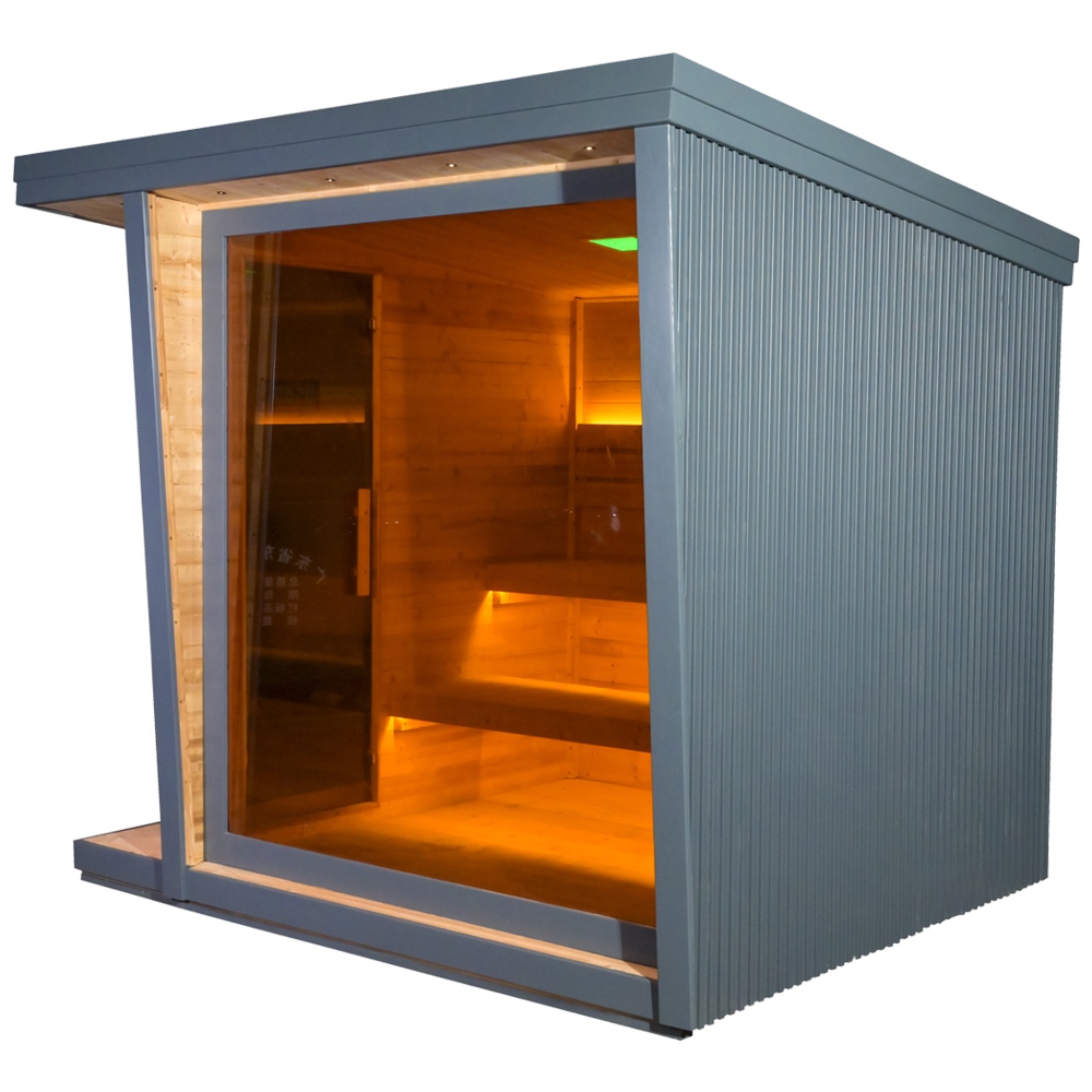 Sauna Seca Moderna para Exteri - Health Wellness Spa reseña y precio