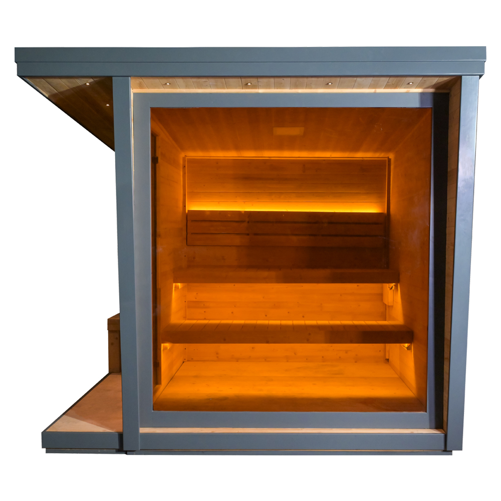 Sauna Seca Moderna para Exteri - Health Wellness Spa reseña y precio